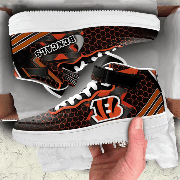 Tubopro Cincinnati Bengals NFL Air Low-Top Sneakers Shoes For Men And Women - Image 2