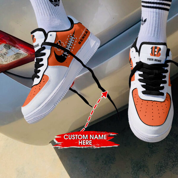 Tubopro Cincinnati Bengals NFL Air Low-Top Sneakers Shoes For Men And Women