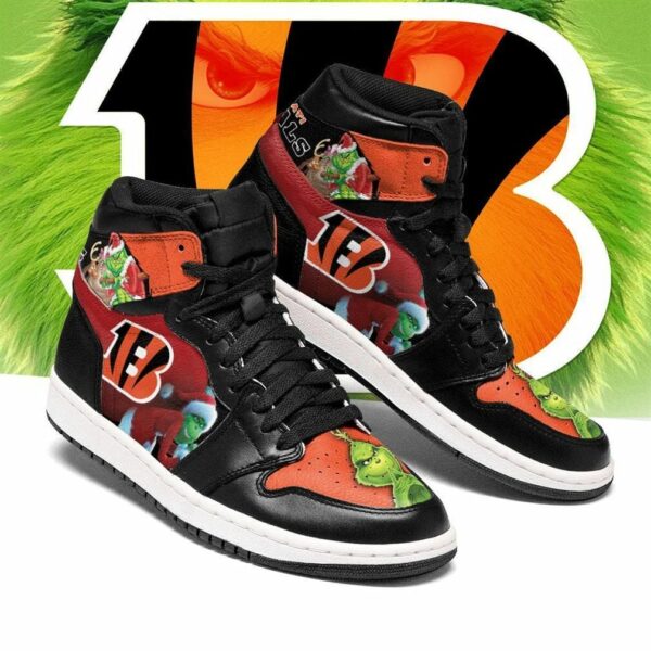 Tubopro Cincinnati Bengals NFL AJ1 High Sneakers Shoes For Men And Women