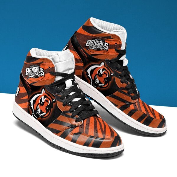 Tubopro Cincinnati Bengals NFL AJ1 High Sneakers Shoes For Men And Women