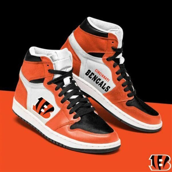 Tubopro Cincinnati Bengals NFL AJ1 High Sneakers Shoes For Men And Women