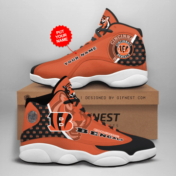 Tubopro Cincinnati Bengals NFL AJ13 Sneakers Shoes For Men And Women