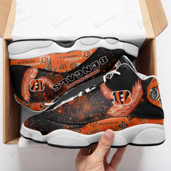 Tubopro Cincinnati Bengals NFL AJ13 Sneakers Shoes For Men And Women - Image 2