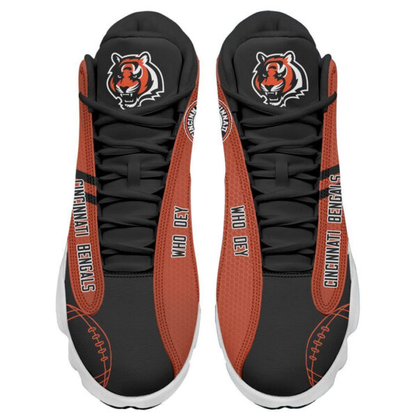 Tubopro Cincinnati Bengals NFL AJ13 Sneakers Shoes For Men And Women - Image 3