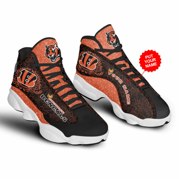 Tubopro Cincinnati Bengals NFL AJ13 Sneakers Shoes For Men And Women - Image 2