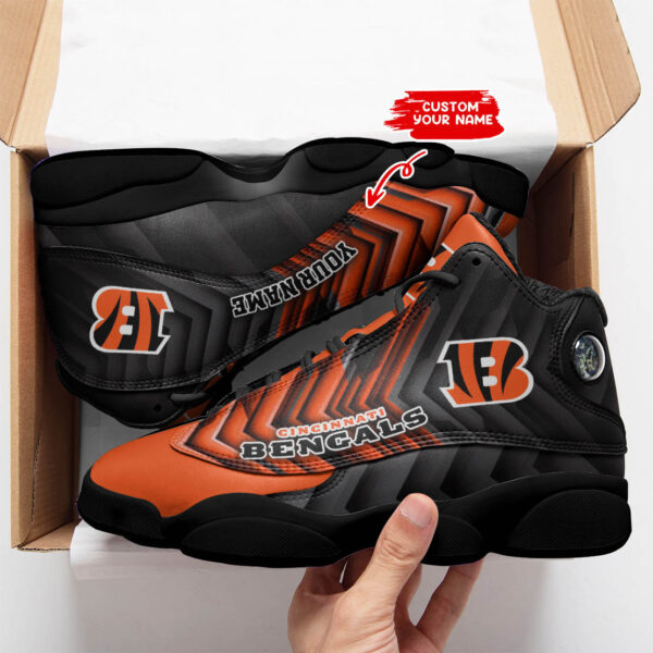 Tubopro Cincinnati Bengals NFL AJ13 Sneakers Shoes For Men And Women - Image 2
