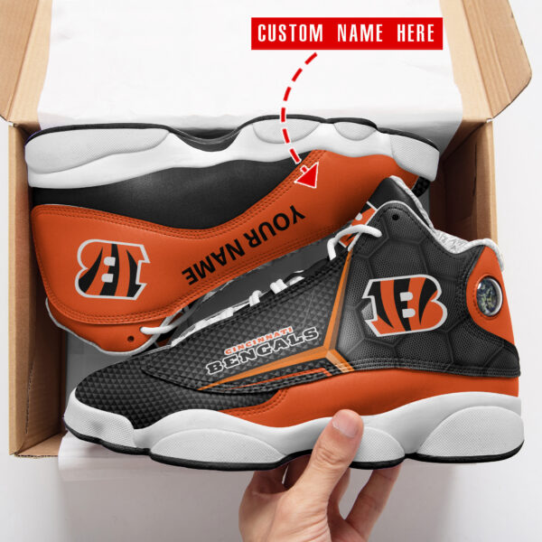 Tubopro Cincinnati Bengals NFL AJ13 Sneakers Shoes For Men And Women - Image 2