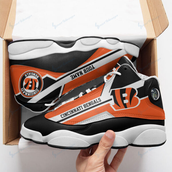 Tubopro Cincinnati Bengals NFL AJ13 Sneakers Shoes For Men And Women - Image 2