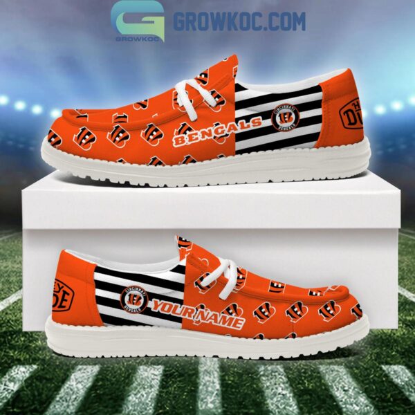 Tubopro Cincinnati Bengals Personalized Hey Dude Shoes For Men And Women - Image 2