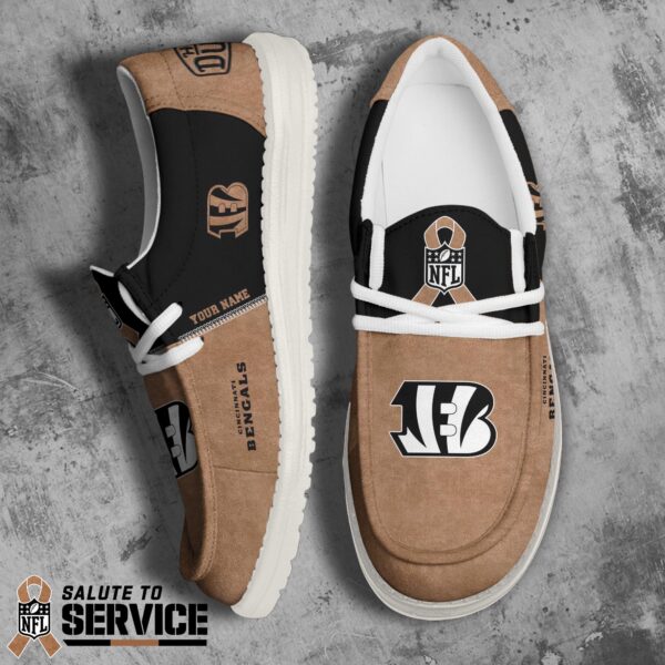 Tubopro Cincinnati Bengals Personalized Hey Dude Shoes For Men And Women
