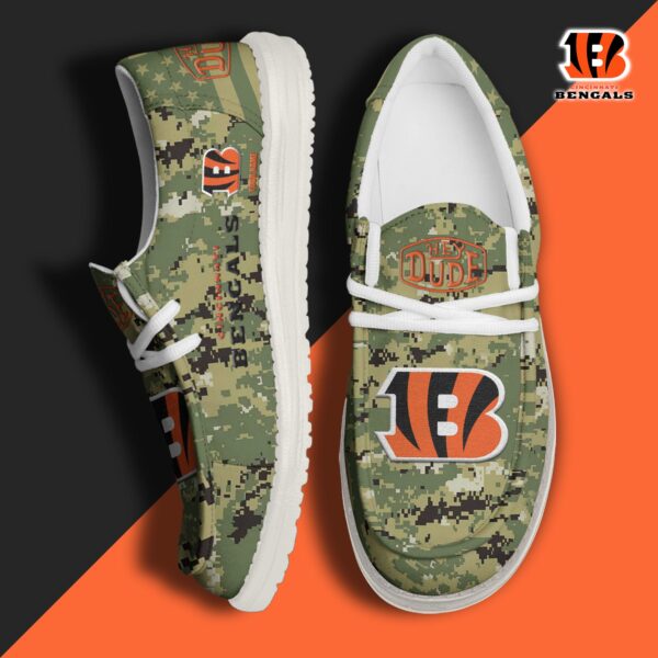 Tubopro Cincinnati Bengals Personalized Hey Dude Shoes For Men And Women