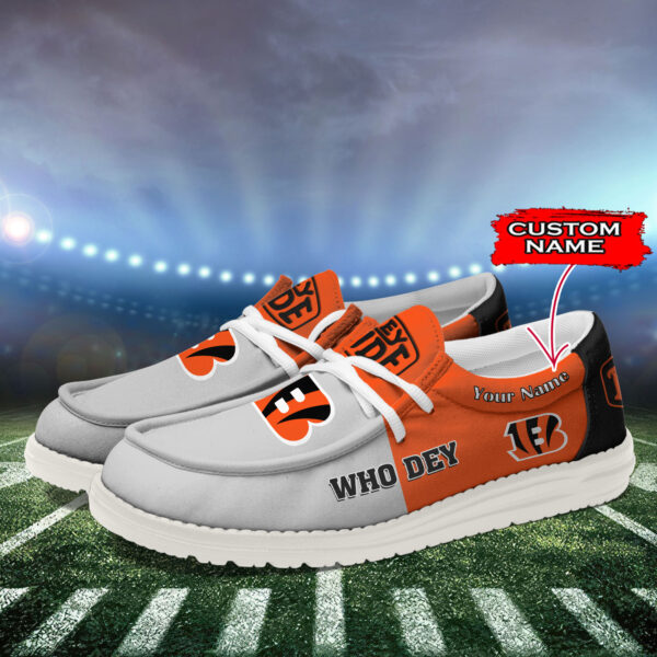 Tubopro Cincinnati Bengals Personalized Hey Dude Shoes For Men And Women - Image 3