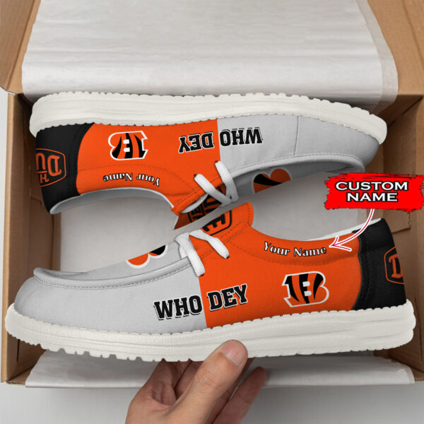 Tubopro Cincinnati Bengals Personalized Hey Dude Shoes For Men And Women - Image 2