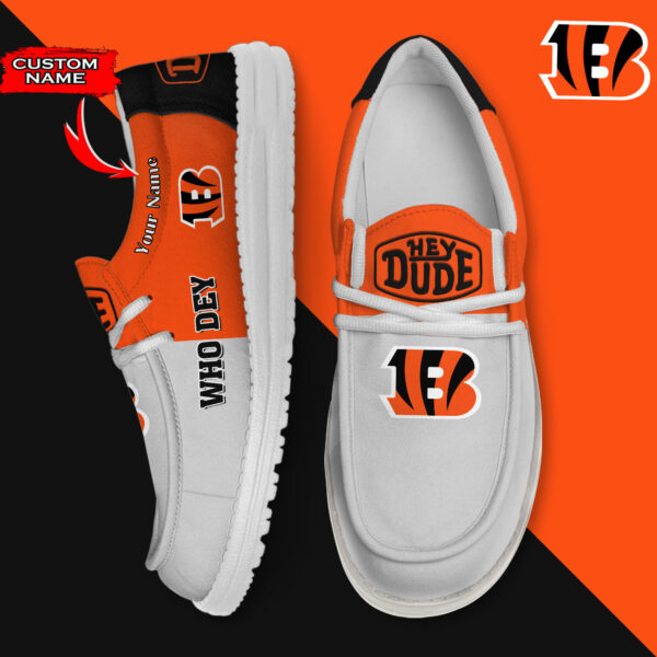 Tubopro Cincinnati Bengals Personalized Hey Dude Shoes For Men And Women