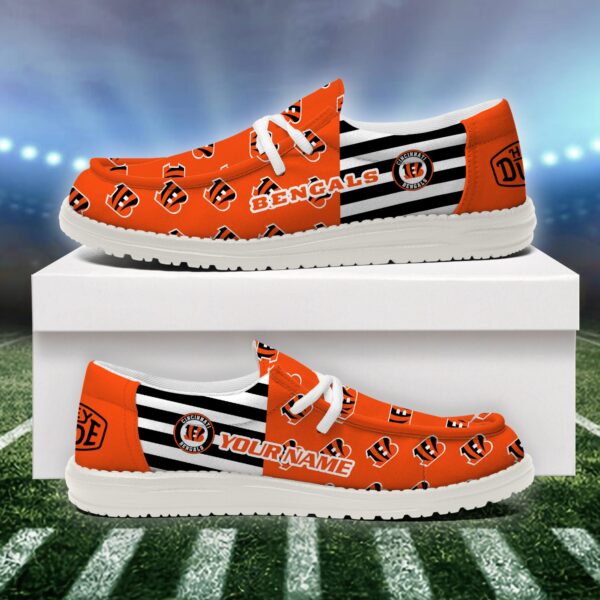 Tubopro Cincinnati Bengals Personalized Hey Dude Shoes For Men And Women - Image 2