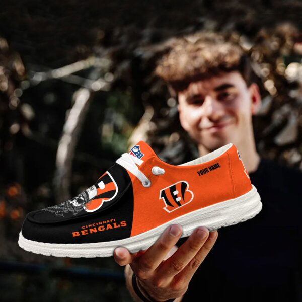 Tubopro Cincinnati Bengals Personalized Hey Dude Shoes For Men And Women - Image 5