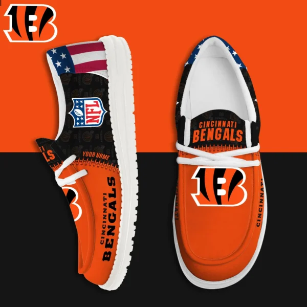 Tubopro Cincinnati Bengals Personalized Hey Dude Shoes For Men And Women