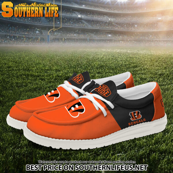 Tubopro Cincinnati Bengals Personalized Hey Dude Shoes For Men And Women - Image 2