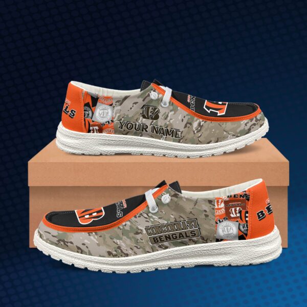 Tubopro Cincinnati Bengals Personalized Hey Dude Shoes For Men And Women - Image 2
