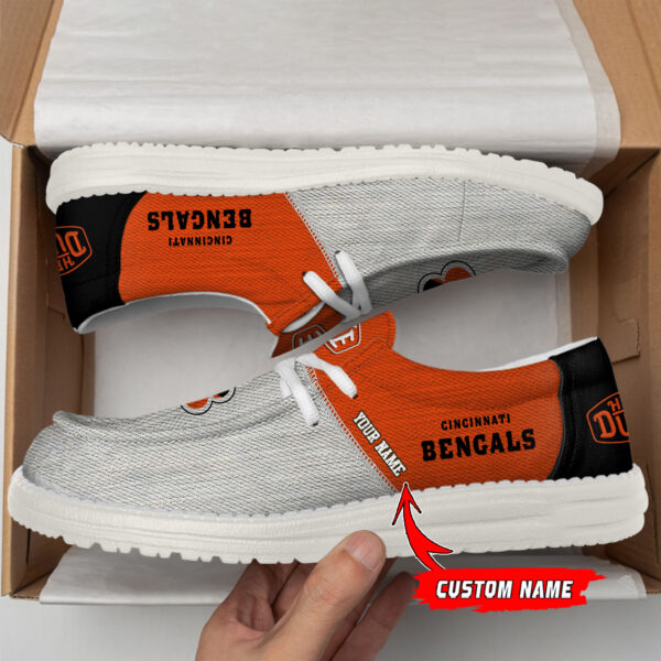 Tubopro Cincinnati Bengals Personalized Hey Dude Shoes For Men And Women - Image 2