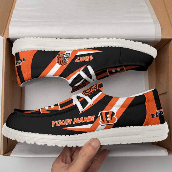 Tubopro Cincinnati Bengals Personalized Hey Dude Shoes For Men And Women - Image 2