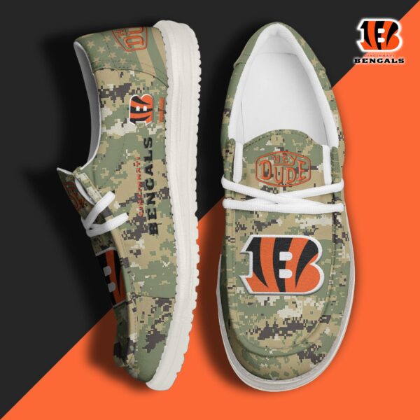 Tubopro Cincinnati Bengals Personalized Hey Dude Shoes For Men And Women
