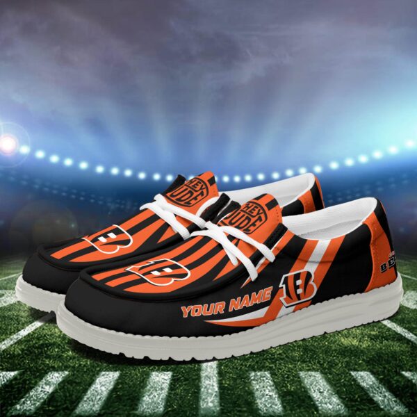 Tubopro Cincinnati Bengals Personalized Hey Dude Shoes For Men And Women - Image 3