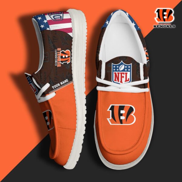 Tubopro Cincinnati Bengals Personalized Hey Dude Shoes For Men And Women