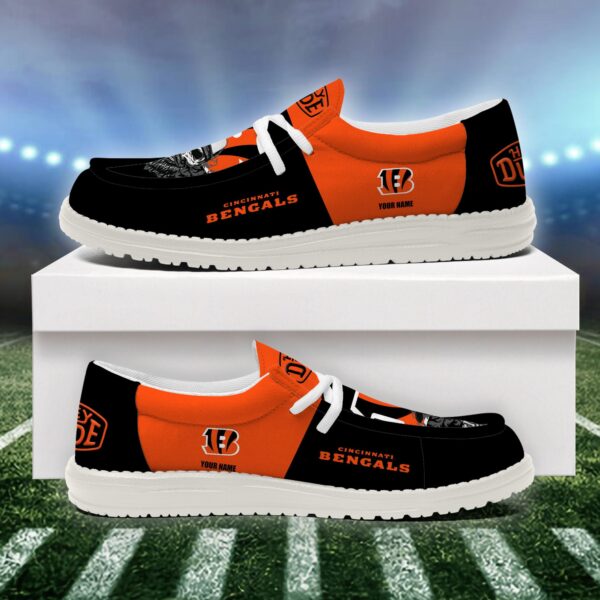 Tubopro Cincinnati Bengals Personalized Hey Dude Shoes For Men And Women - Image 4