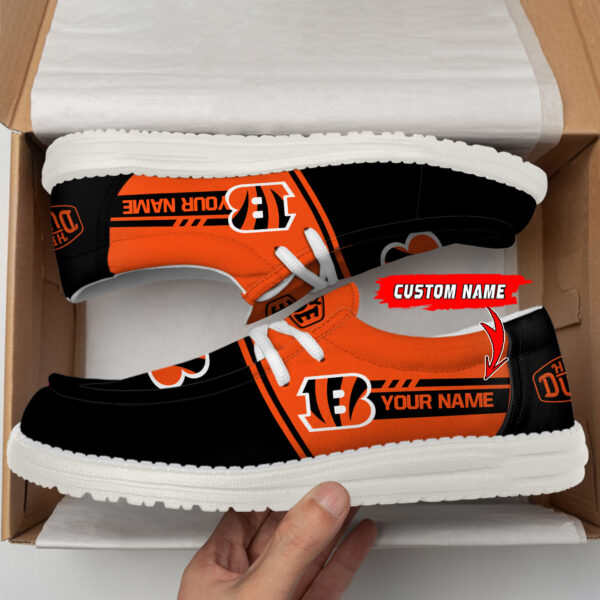 Tubopro Cincinnati Bengals Personalized Hey Dude Shoes For Men And Women - Image 2