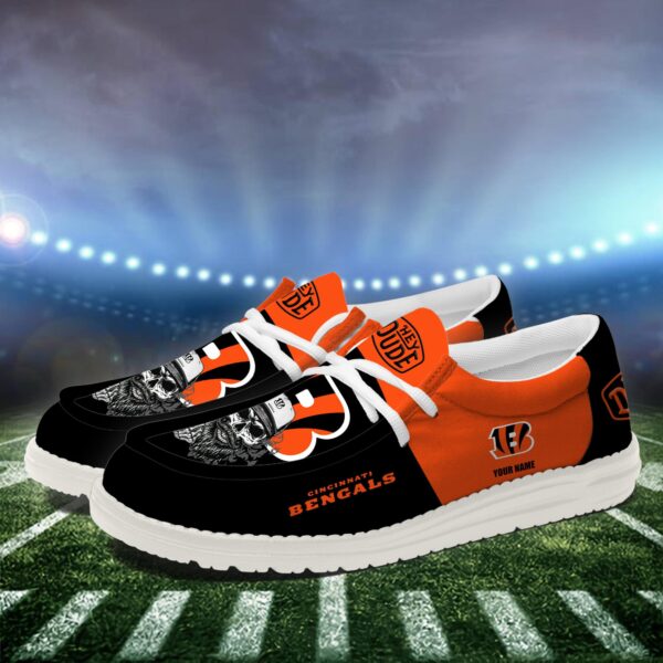 Tubopro Cincinnati Bengals Personalized Hey Dude Shoes For Men And Women - Image 2