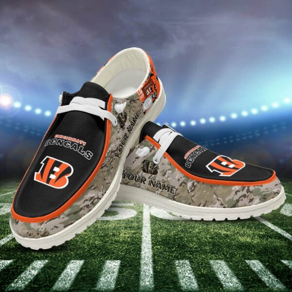 Tubopro Cincinnati Bengals Personalized Hey Dude Shoes For Men And Women