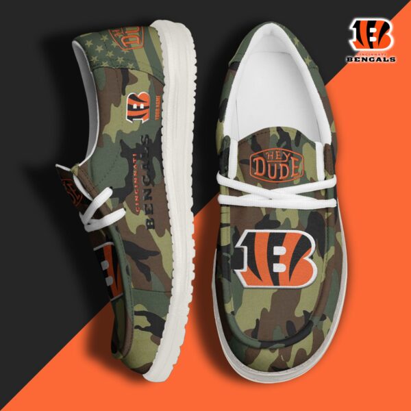 Tubopro Cincinnati Bengals Personalized Hey Dude Shoes For Men And Women
