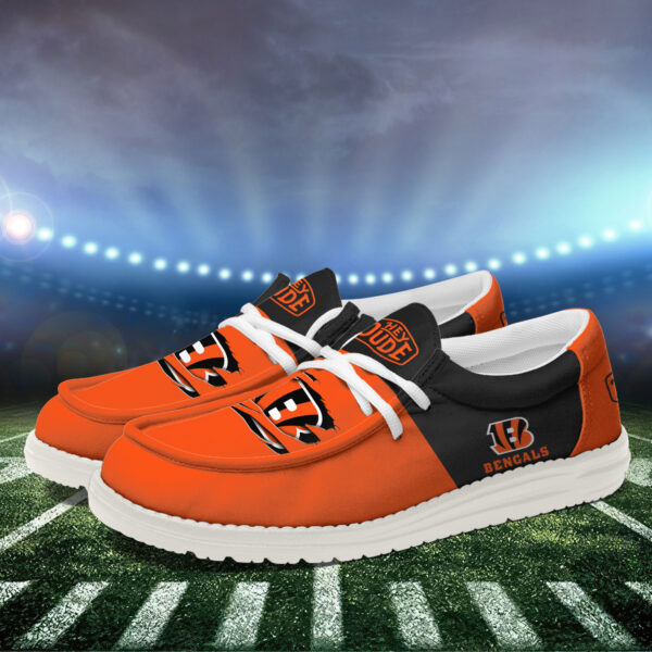 Tubopro Cincinnati Bengals Personalized Hey Dude Shoes For Men And Women - Image 2