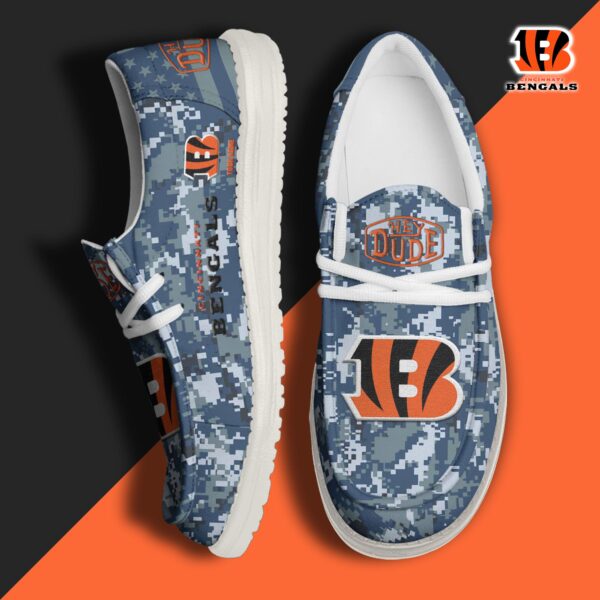 Tubopro Cincinnati Bengals Personalized Hey Dude Shoes For Men And Women