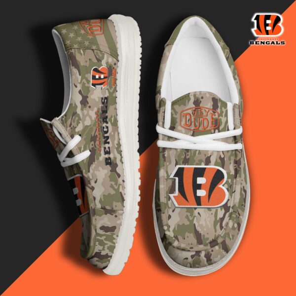 Tubopro Cincinnati Bengals Personalized Hey Dude Shoes For Men And Women