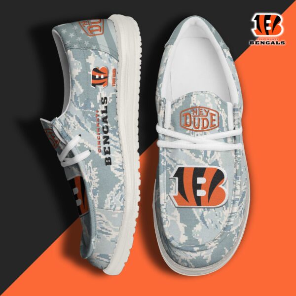 Tubopro Cincinnati Bengals Personalized Hey Dude Shoes For Men And Women