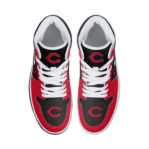 Tubopro Cincinnati Reds AJ1 High Sneakers Shoes For Men And Women - Image 3