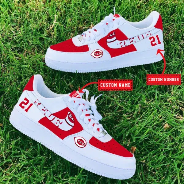 Tubopro Cincinnati Reds MLB Air Low-Top Sneakers Shoes For Men And Women