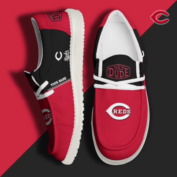 Tubopro Cincinnati Reds Personalized Hey Dude Shoes For Men And Women - Image 2
