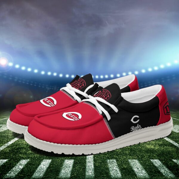 Tubopro Cincinnati Reds Personalized Hey Dude Shoes For Men And Women - Image 4