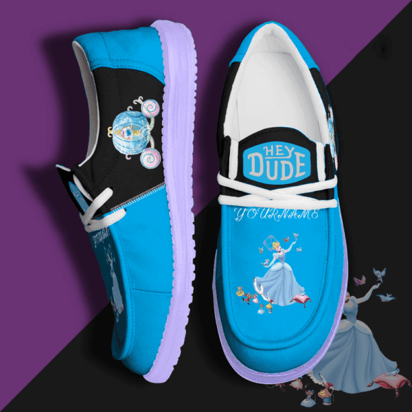 Tubopro Cinderella Personalized Hey Dude Shoes For Men And Women