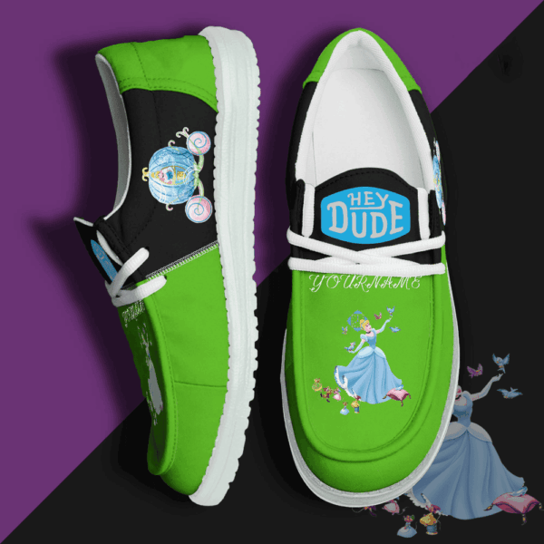 Tubopro Cinderella Personalized Hey Dude Shoes For Men And Women