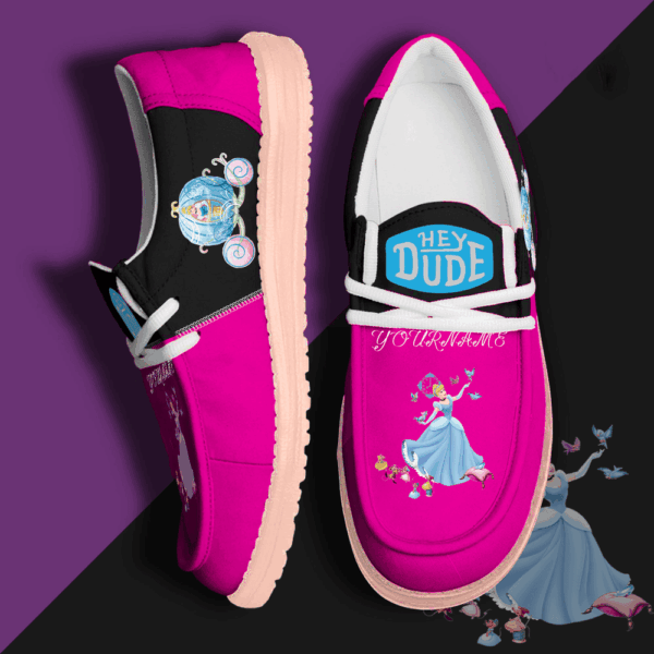 Tubopro Cinderella Personalized Hey Dude Shoes For Men And Women