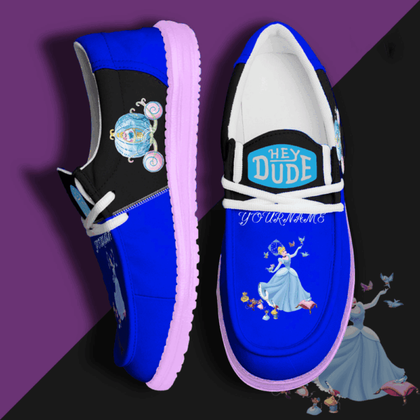 Tubopro Cinderella Personalized Hey Dude Shoes For Men And Women