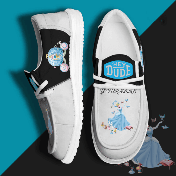 Tubopro Cinderella Personalized Hey Dude Shoes For Men And Women