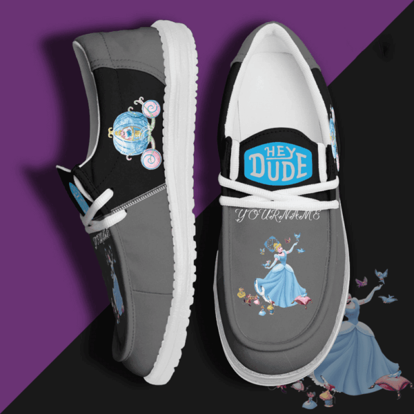 Tubopro Cinderella Personalized Hey Dude Shoes For Men And Women