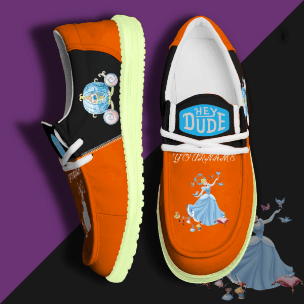Tubopro Cinderella Personalized Hey Dude Shoes For Men And Women