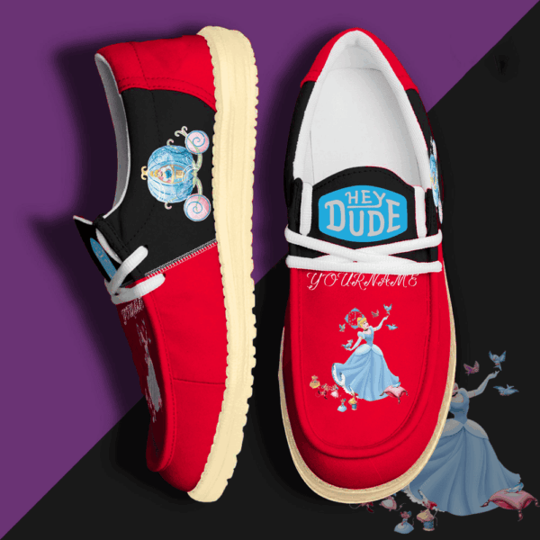 Tubopro Cinderella Personalized Hey Dude Shoes For Men And Women