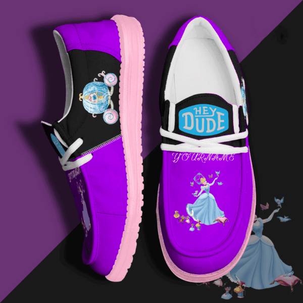 Tubopro Cinderella Personalized Hey Dude Shoes For Men And Women